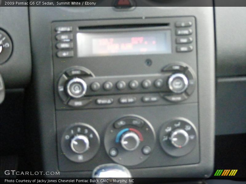 Summit White / Ebony 2009 Pontiac G6 GT Sedan