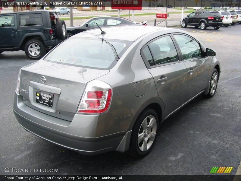 Magnetic Gray / Charcoal/Steel 2008 Nissan Sentra 2.0