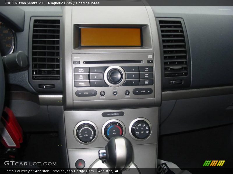 Magnetic Gray / Charcoal/Steel 2008 Nissan Sentra 2.0