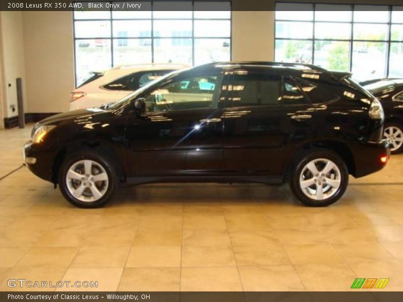 Black Onyx / Ivory 2008 Lexus RX 350 AWD