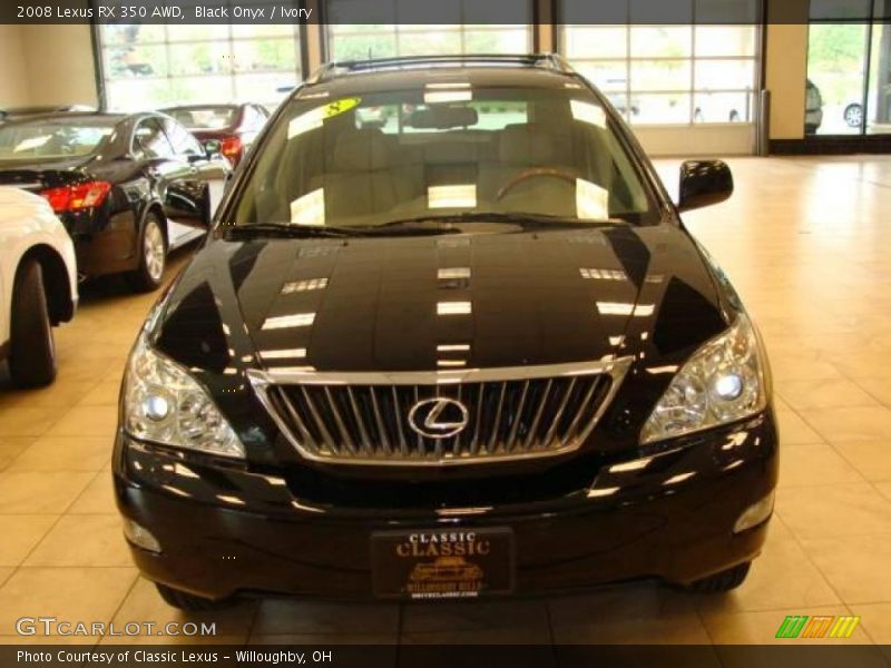 Black Onyx / Ivory 2008 Lexus RX 350 AWD