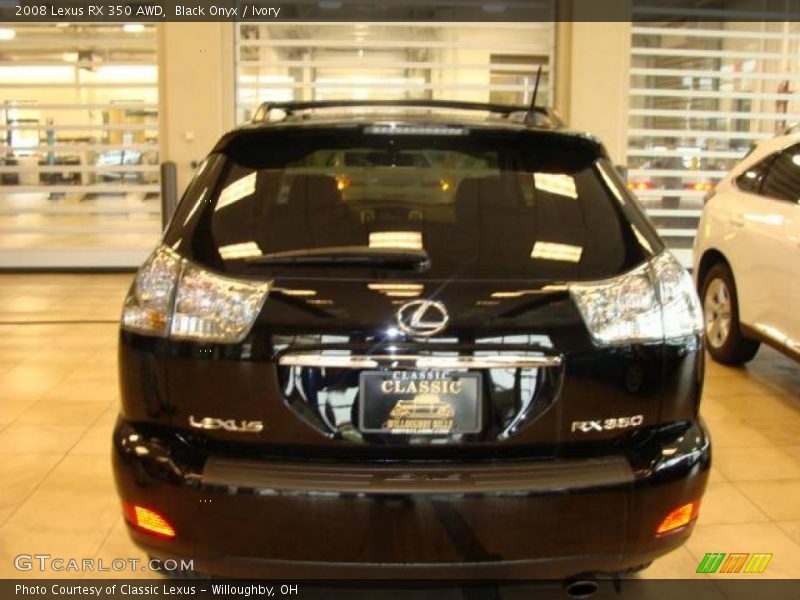 Black Onyx / Ivory 2008 Lexus RX 350 AWD