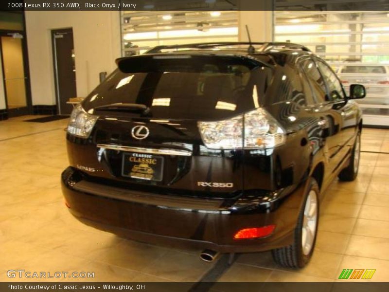Black Onyx / Ivory 2008 Lexus RX 350 AWD