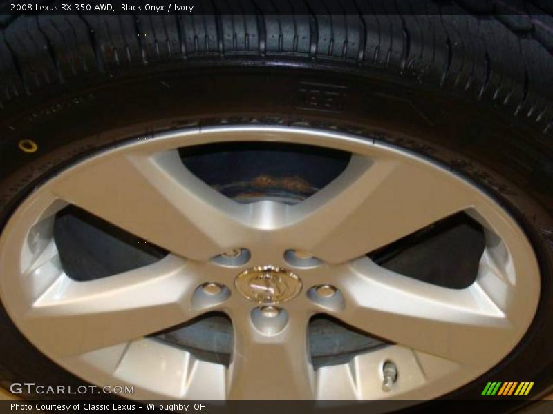 Black Onyx / Ivory 2008 Lexus RX 350 AWD