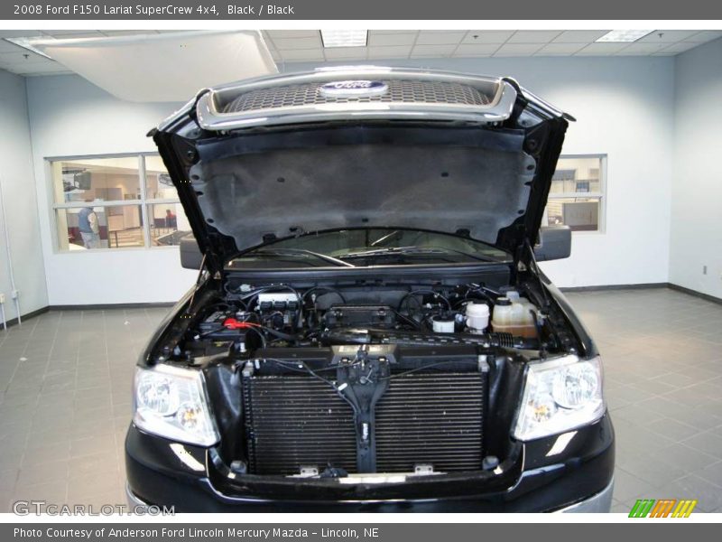 Black / Black 2008 Ford F150 Lariat SuperCrew 4x4