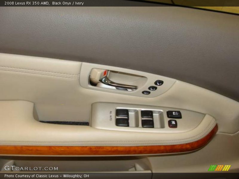 Black Onyx / Ivory 2008 Lexus RX 350 AWD
