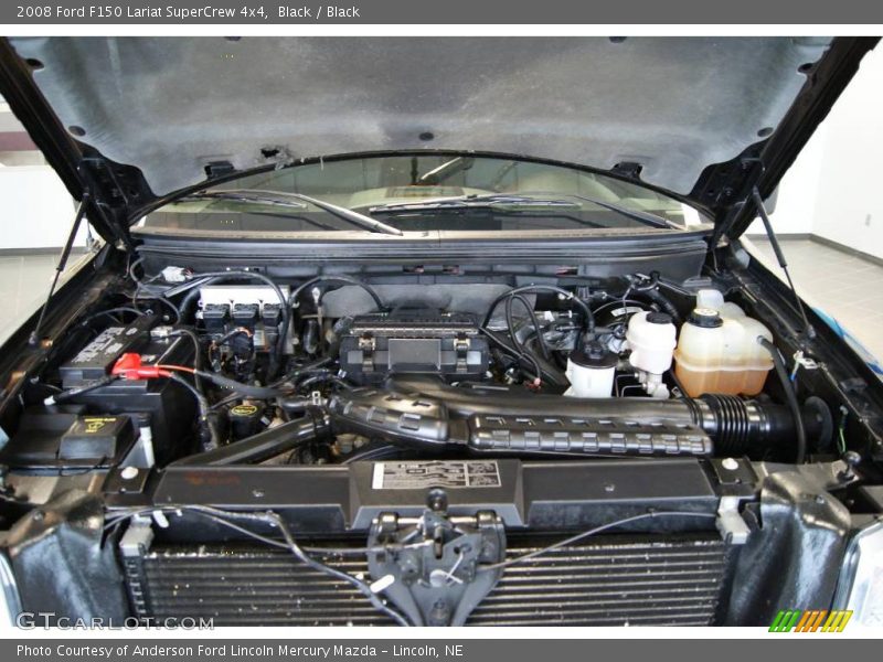 Black / Black 2008 Ford F150 Lariat SuperCrew 4x4