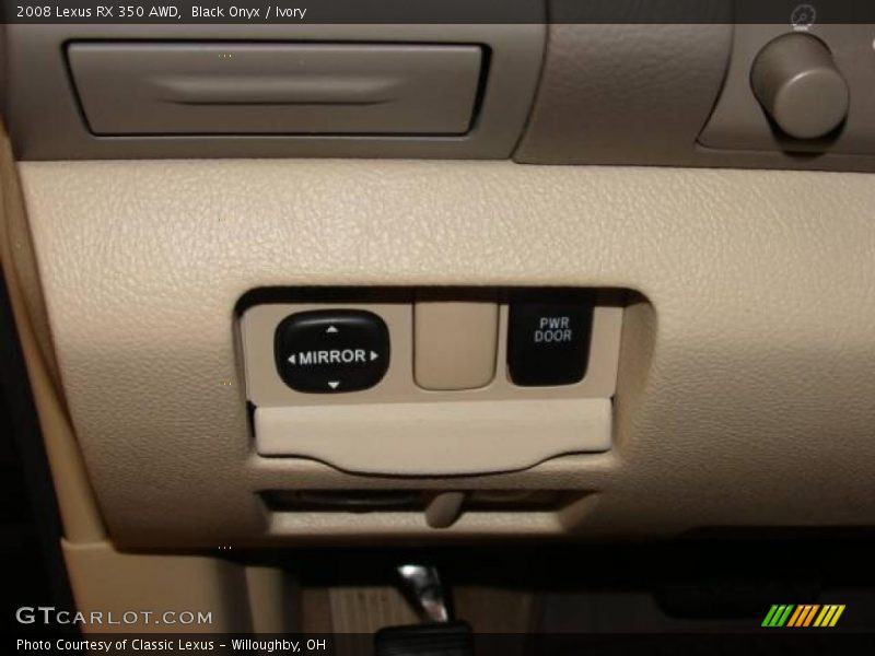 Black Onyx / Ivory 2008 Lexus RX 350 AWD