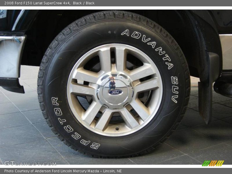 Black / Black 2008 Ford F150 Lariat SuperCrew 4x4