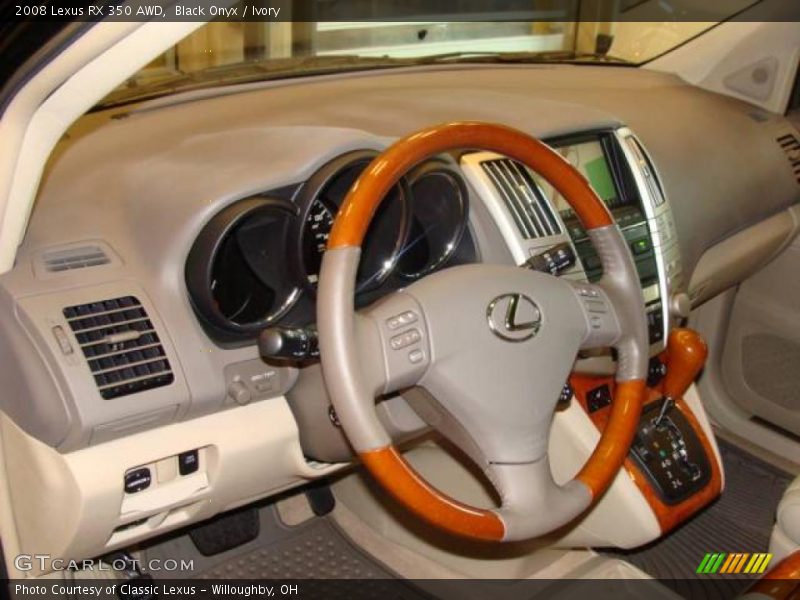 Black Onyx / Ivory 2008 Lexus RX 350 AWD