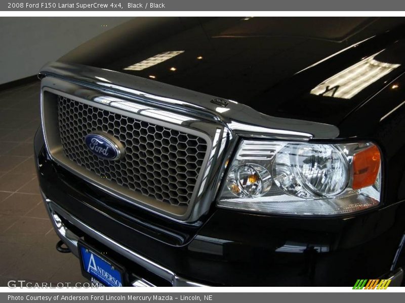 Black / Black 2008 Ford F150 Lariat SuperCrew 4x4