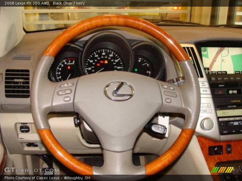 Black Onyx / Ivory 2008 Lexus RX 350 AWD
