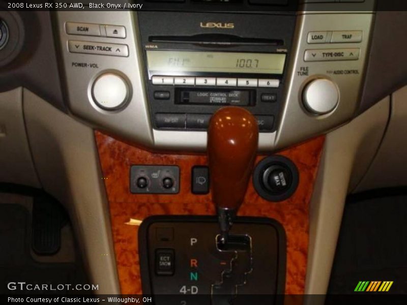 Black Onyx / Ivory 2008 Lexus RX 350 AWD
