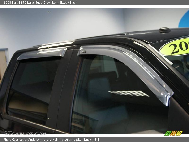Black / Black 2008 Ford F150 Lariat SuperCrew 4x4