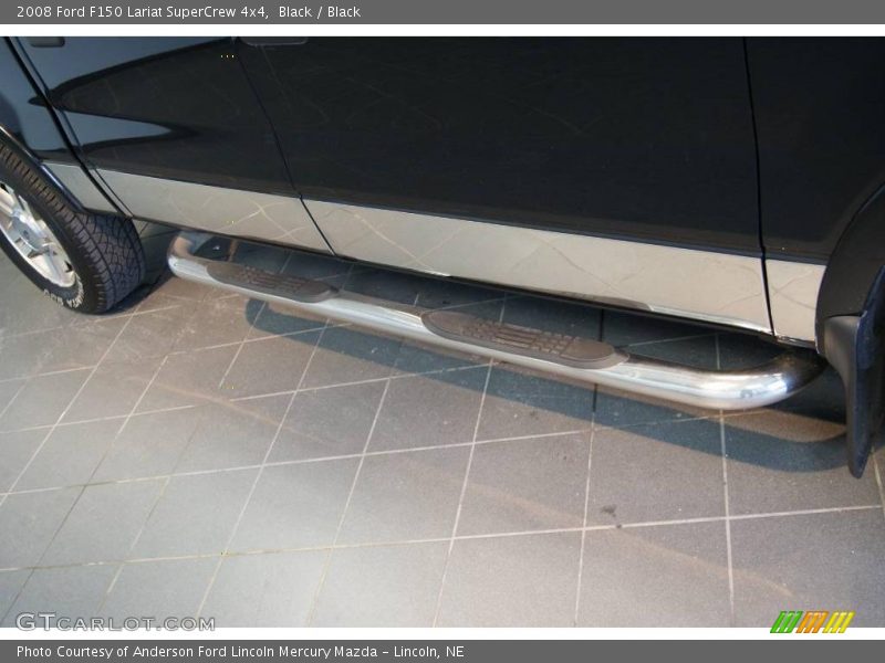Black / Black 2008 Ford F150 Lariat SuperCrew 4x4