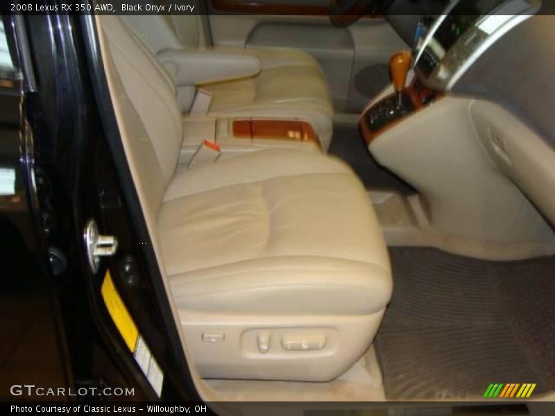 Black Onyx / Ivory 2008 Lexus RX 350 AWD