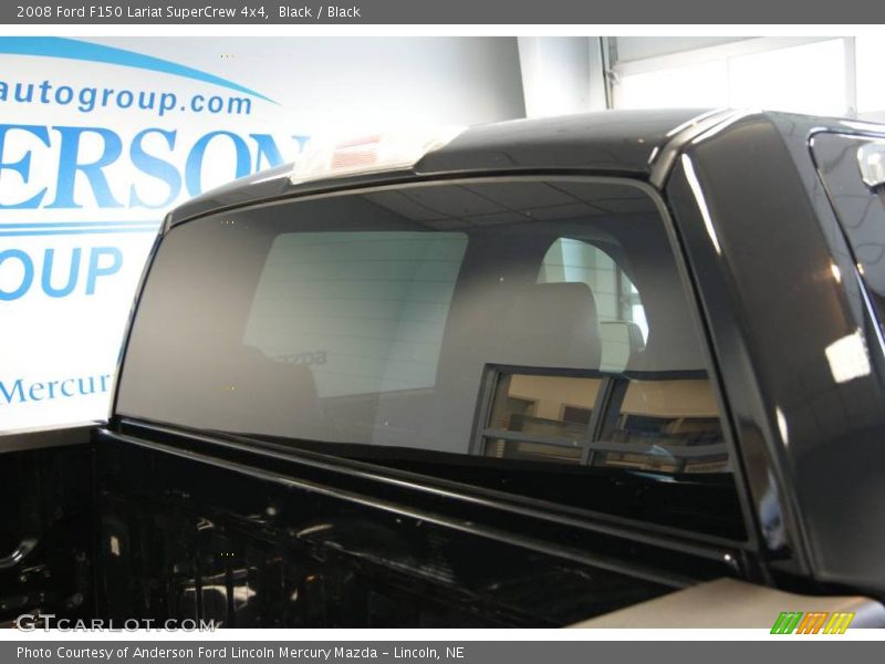 Black / Black 2008 Ford F150 Lariat SuperCrew 4x4