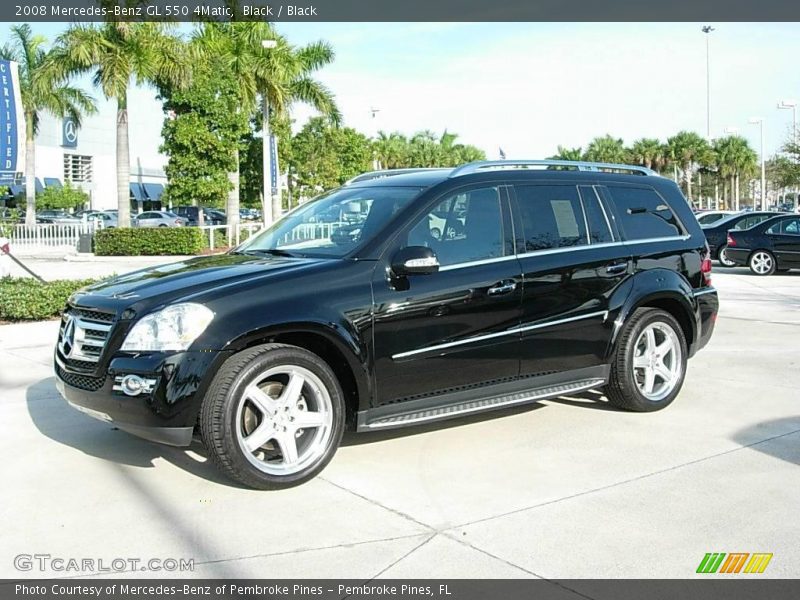 Black / Black 2008 Mercedes-Benz GL 550 4Matic