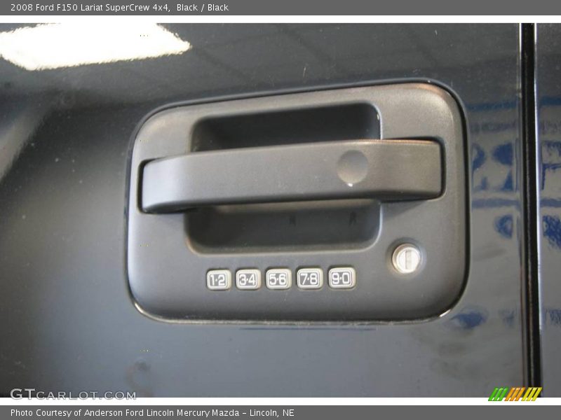 Black / Black 2008 Ford F150 Lariat SuperCrew 4x4