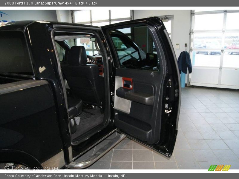 Black / Black 2008 Ford F150 Lariat SuperCrew 4x4