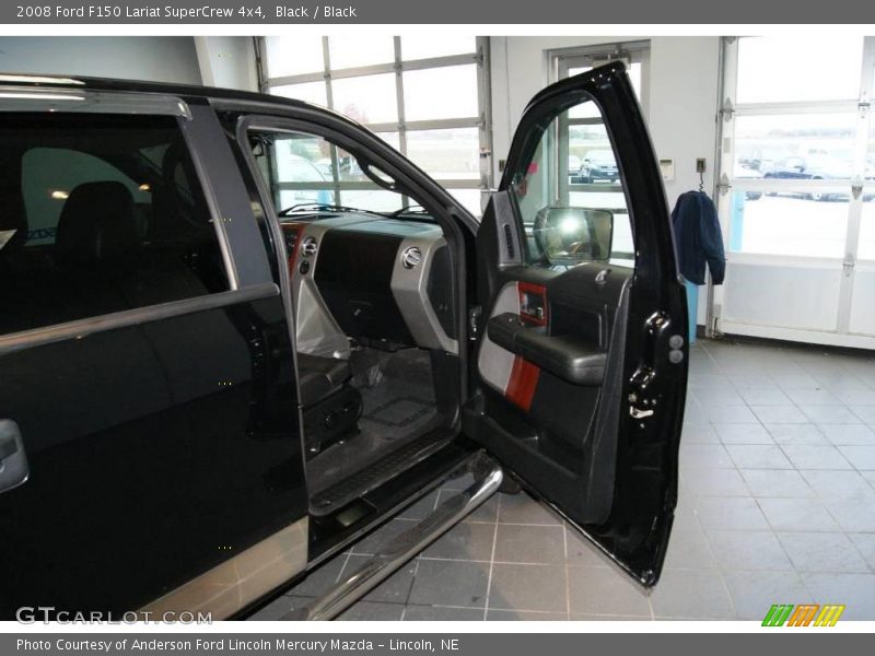 Black / Black 2008 Ford F150 Lariat SuperCrew 4x4