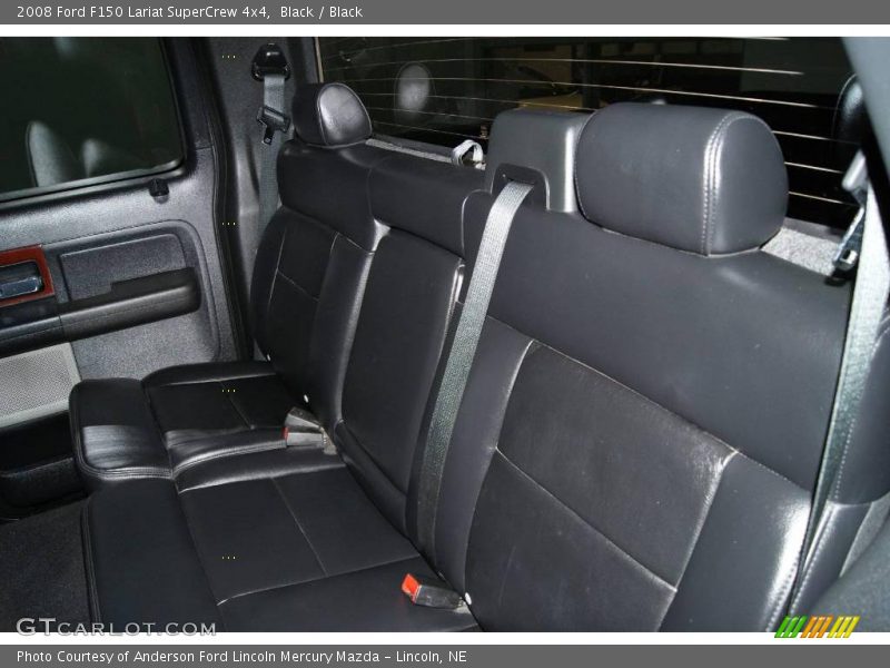 Black / Black 2008 Ford F150 Lariat SuperCrew 4x4