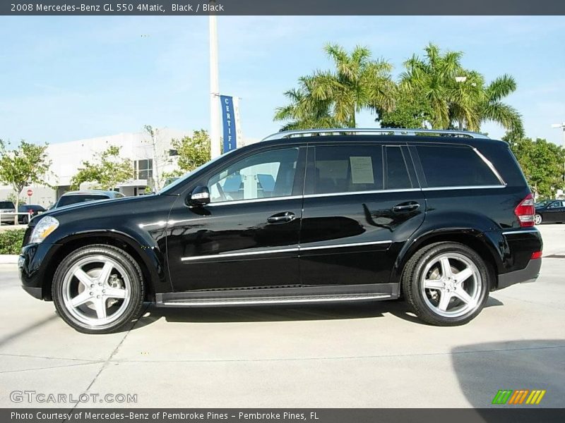 Black / Black 2008 Mercedes-Benz GL 550 4Matic