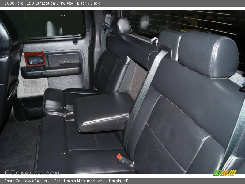 Black / Black 2008 Ford F150 Lariat SuperCrew 4x4
