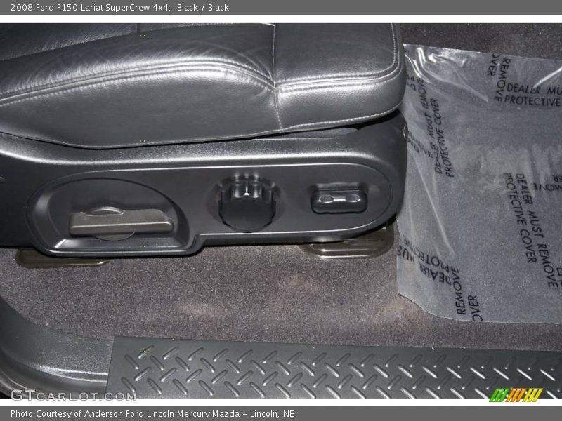 Black / Black 2008 Ford F150 Lariat SuperCrew 4x4