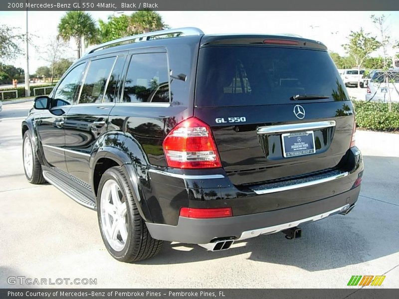 Black / Black 2008 Mercedes-Benz GL 550 4Matic