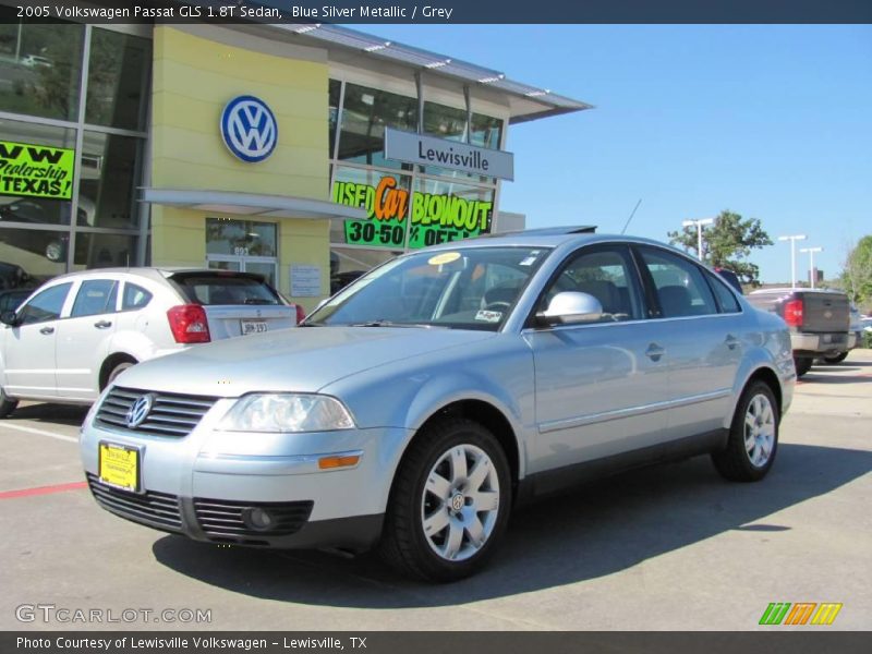 Blue Silver Metallic / Grey 2005 Volkswagen Passat GLS 1.8T Sedan