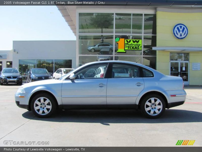 Blue Silver Metallic / Grey 2005 Volkswagen Passat GLS 1.8T Sedan