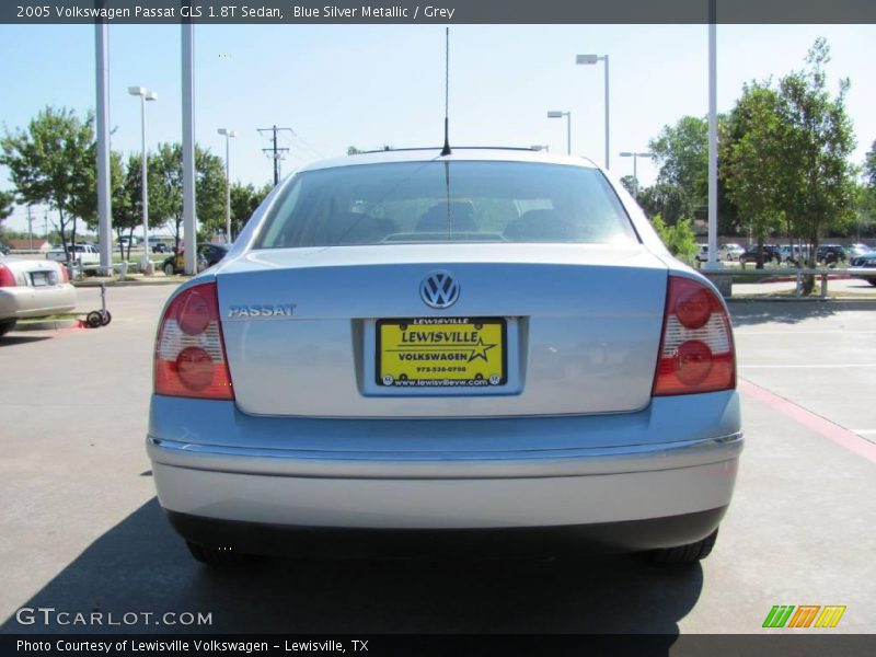 Blue Silver Metallic / Grey 2005 Volkswagen Passat GLS 1.8T Sedan