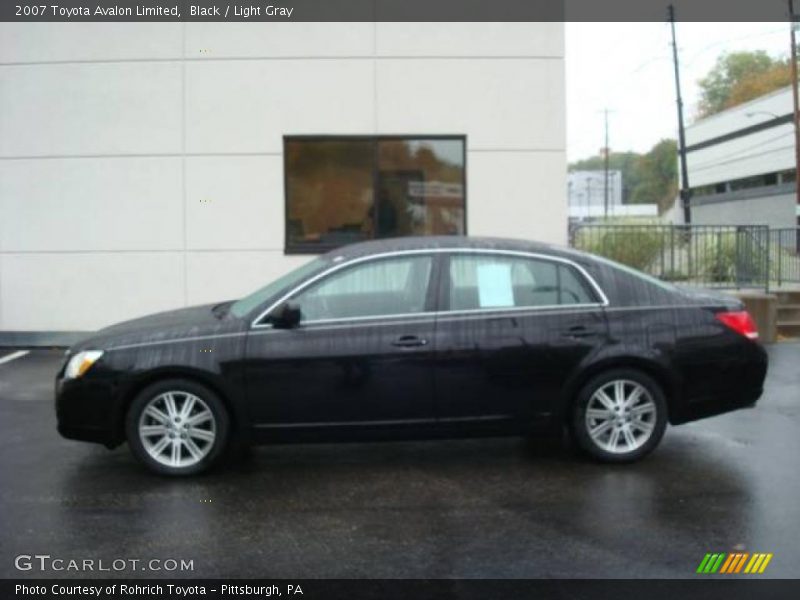 Black / Light Gray 2007 Toyota Avalon Limited