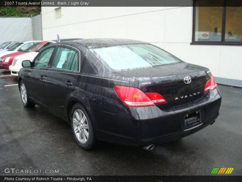 Black / Light Gray 2007 Toyota Avalon Limited