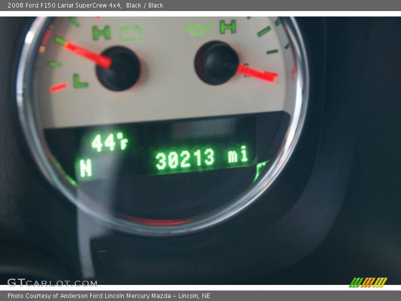 Black / Black 2008 Ford F150 Lariat SuperCrew 4x4