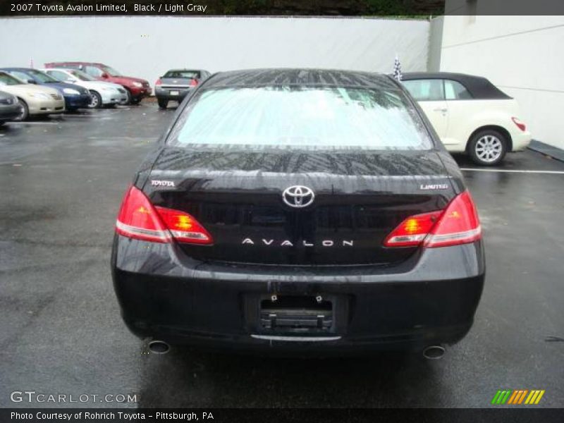 Black / Light Gray 2007 Toyota Avalon Limited