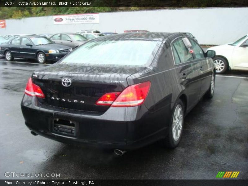 Black / Light Gray 2007 Toyota Avalon Limited