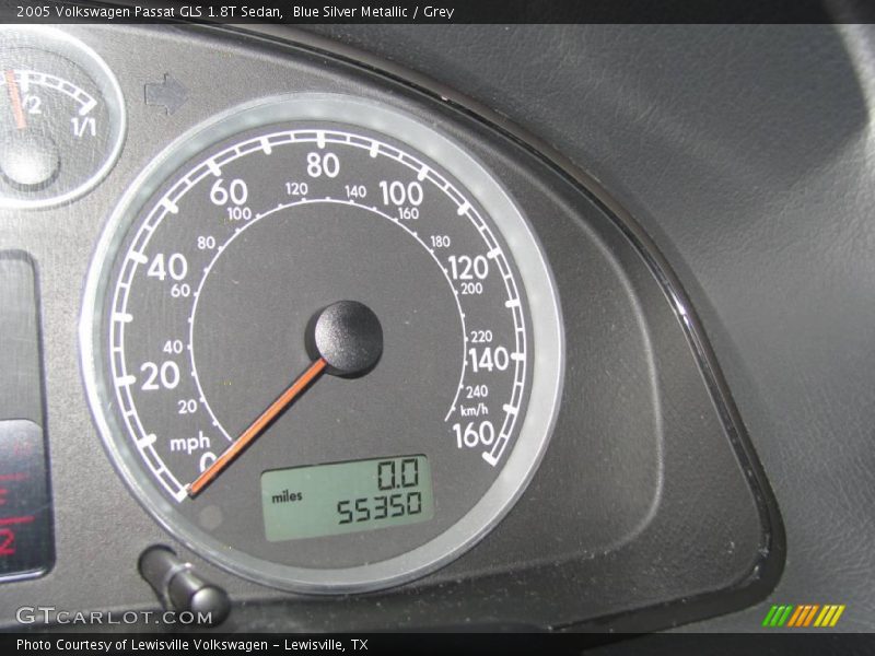 Blue Silver Metallic / Grey 2005 Volkswagen Passat GLS 1.8T Sedan
