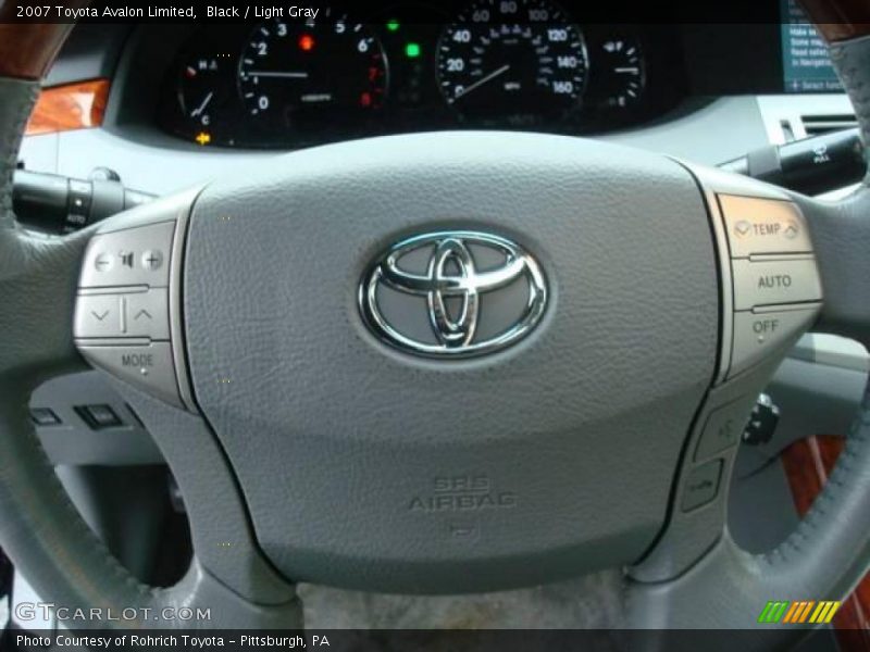 Black / Light Gray 2007 Toyota Avalon Limited