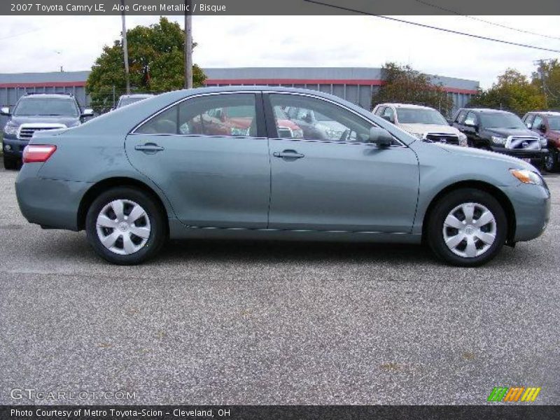 Aloe Green Metallic / Bisque 2007 Toyota Camry LE
