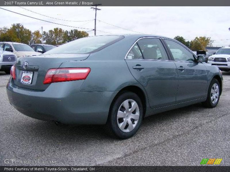 Aloe Green Metallic / Bisque 2007 Toyota Camry LE