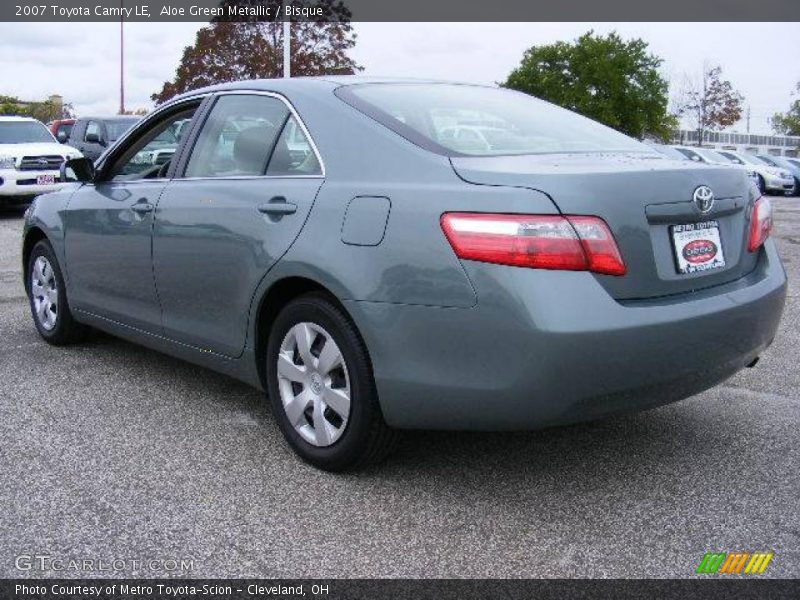 Aloe Green Metallic / Bisque 2007 Toyota Camry LE