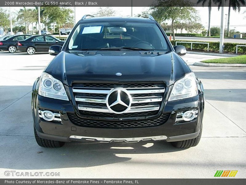Black / Black 2008 Mercedes-Benz GL 550 4Matic