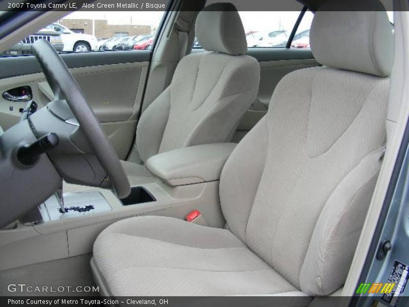 Aloe Green Metallic / Bisque 2007 Toyota Camry LE