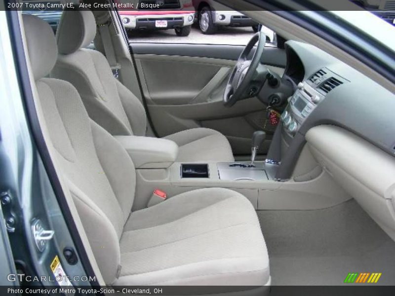 Aloe Green Metallic / Bisque 2007 Toyota Camry LE