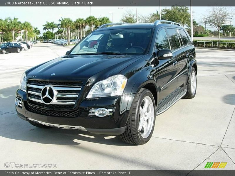 Black / Black 2008 Mercedes-Benz GL 550 4Matic