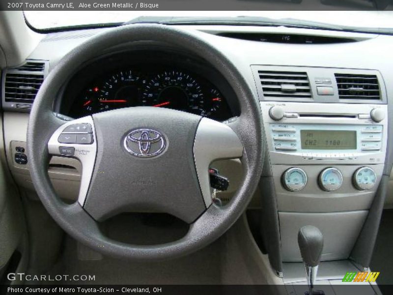 Aloe Green Metallic / Bisque 2007 Toyota Camry LE