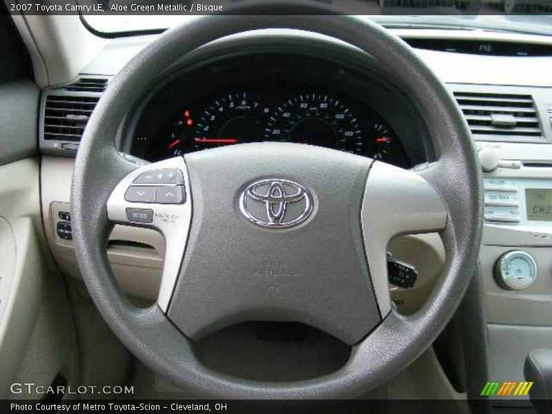 Aloe Green Metallic / Bisque 2007 Toyota Camry LE
