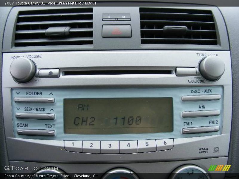 Aloe Green Metallic / Bisque 2007 Toyota Camry LE